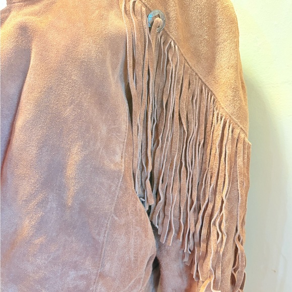 Vintage Yearbook 1991  suede fringe jacket - Picture 10 of 16